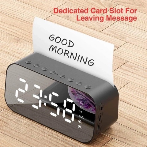 Loa Bluetooth HAVIT M3 Kiêm Đồng Hồ Báo Thức - Hàng chính hãng