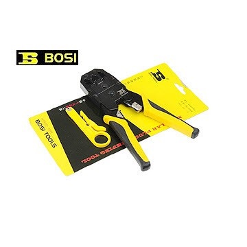 Kìm mạng Bosi BS3468 ( Vàng Đen )