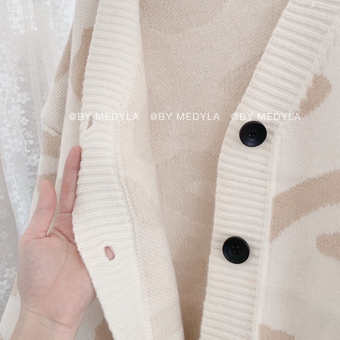 MEDYLA - Áo khoác cadigan chất len mềm mịn dày dặn giữ ấm cho bầu mặc trong và sau sinh - ALK011