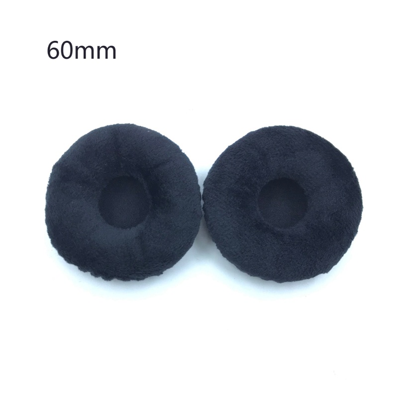 chin 1Pair Velvet Universal Headphone Cushions Ear Pads Cushion 70mm 90mm 60mm-110mm For All Earphone Headphones