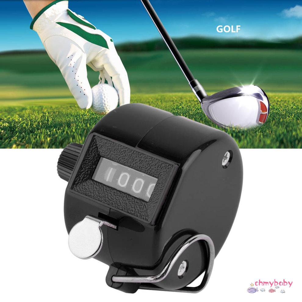 4 chữ số Cầm tay Số đếm Bộ đếm Thủ công Palm Clicker Số Đếm Golf [8/16]