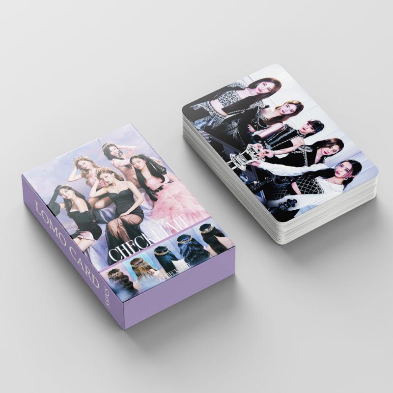 Set 55 Tấm Thẻ Ảnh Lomo In Hình Nhóm Nhạc ITZY