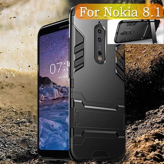 Ốp Lưng Chống Sốc 2 Trong 1 Cao Cấp Cho Nokia 8.1 Case Armor 7.1 Plus Iron Man Nokia 9
