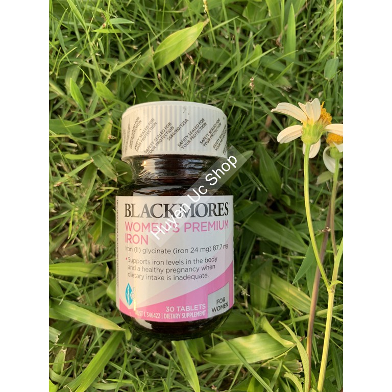 Sắt bầu Blackmores Iron for woman - lọ 30 viên