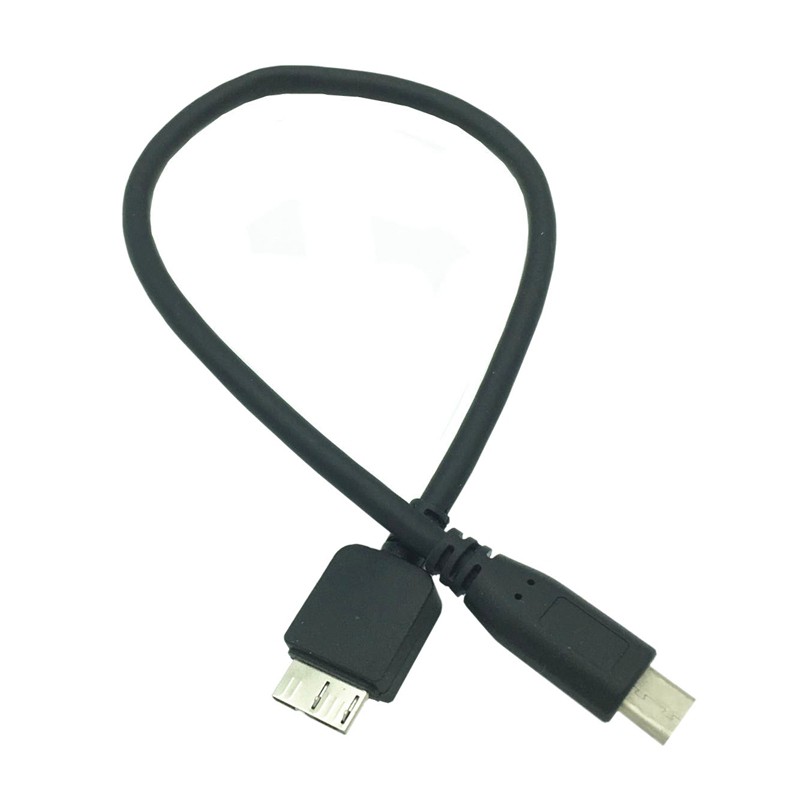 Cáp USB-C Micro-USB Type C màu đen 25cm cho WD