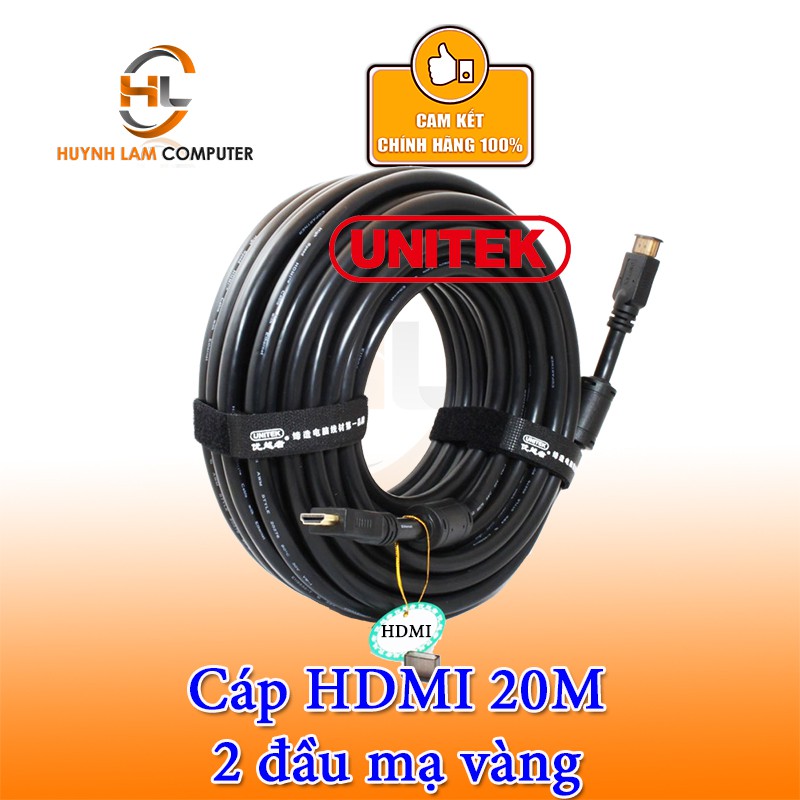 Cáp HDMI 20m Unitek YC110A