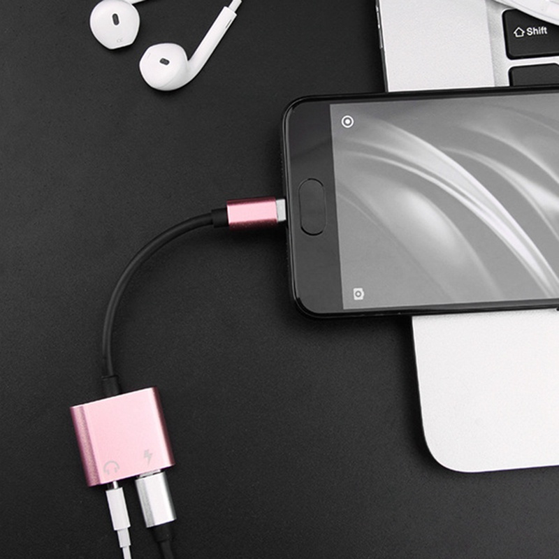 Set 2 đầu chuyển đổi từ Type-C sang 3.5mm chuyên dụng cho tai nghe