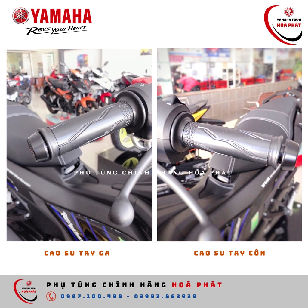Cao su tay lái, bao tay nắm Exciter 150, 155, Mxking chính hãng Yamaha 100%