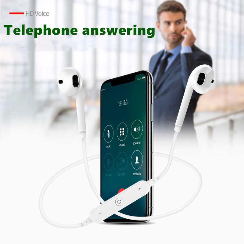 Tai nghe s6 bluetooth không dây kiểu dáng thể thao năng động