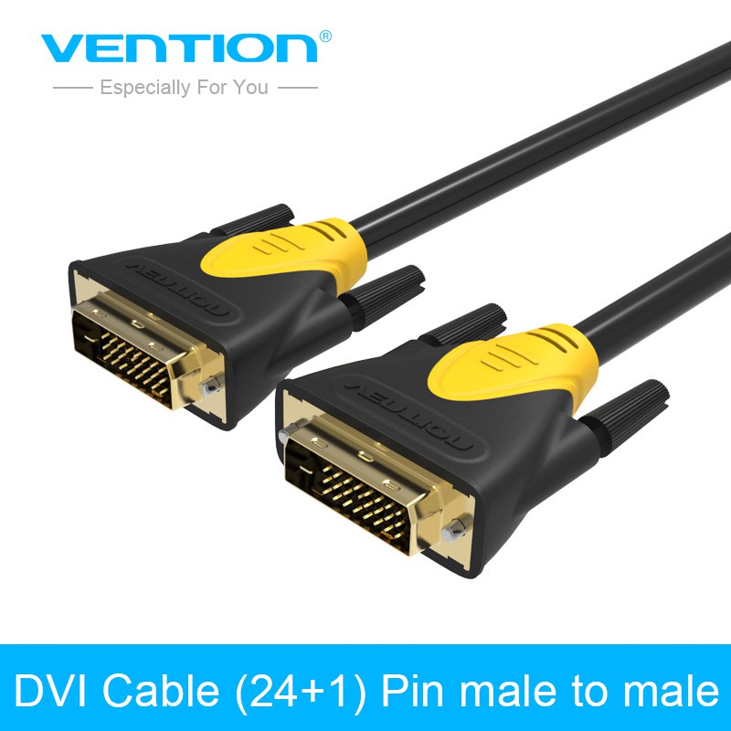 [Mã 2404EL10K giảm 10K đơn 20K] Cáp DVI dài 5m Vention VAD-A03-B150 - Ben