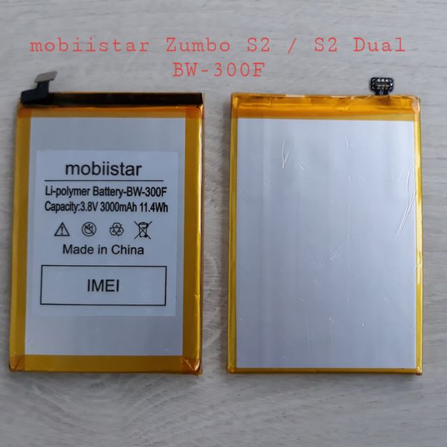 Pin mobiistar Zumbo S2 S2 Dual ( BW-300F ) thumbnail