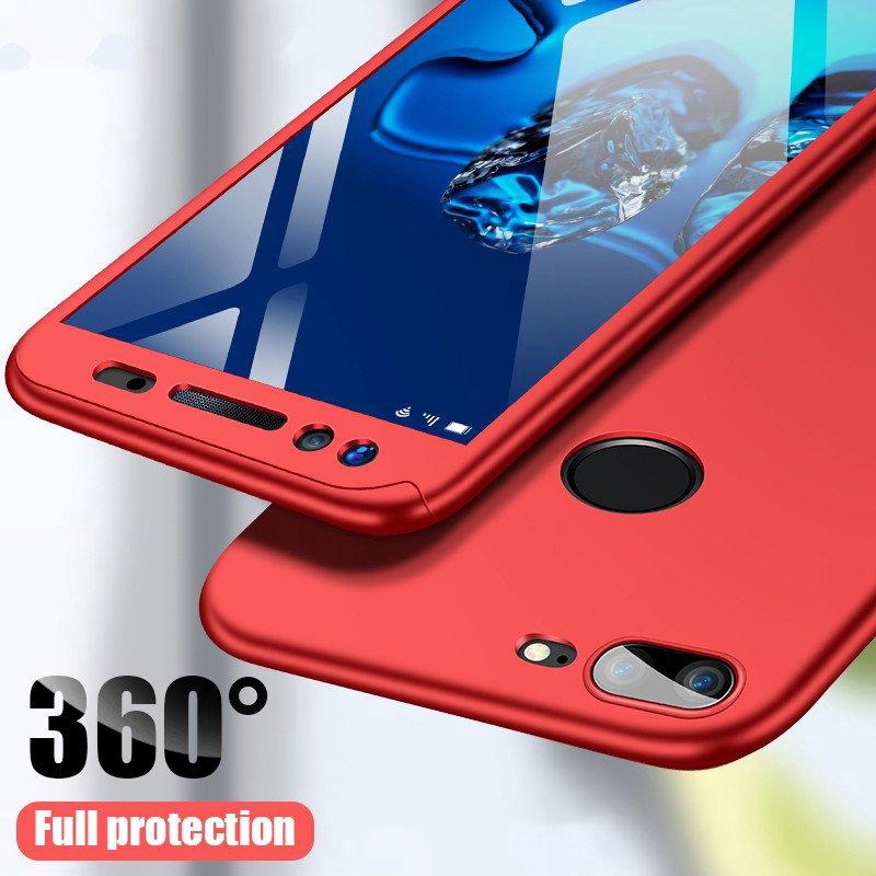 Ốp điện thoại kèm kính cường lực bảo vệ màn hình toàn diện 360º cho Huawei Nova 3e Nova 3i 3 Nova 4e 4 5 Nova 5i 5i Pro