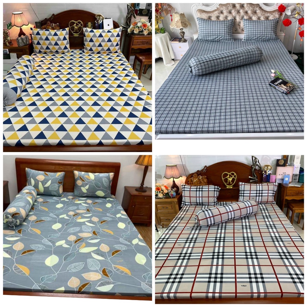 XẢ RẺ drap thun 1m6*2m, ga thun Hàn Quốc 4 món bao đẹp, còn ít bán siêu rẻ