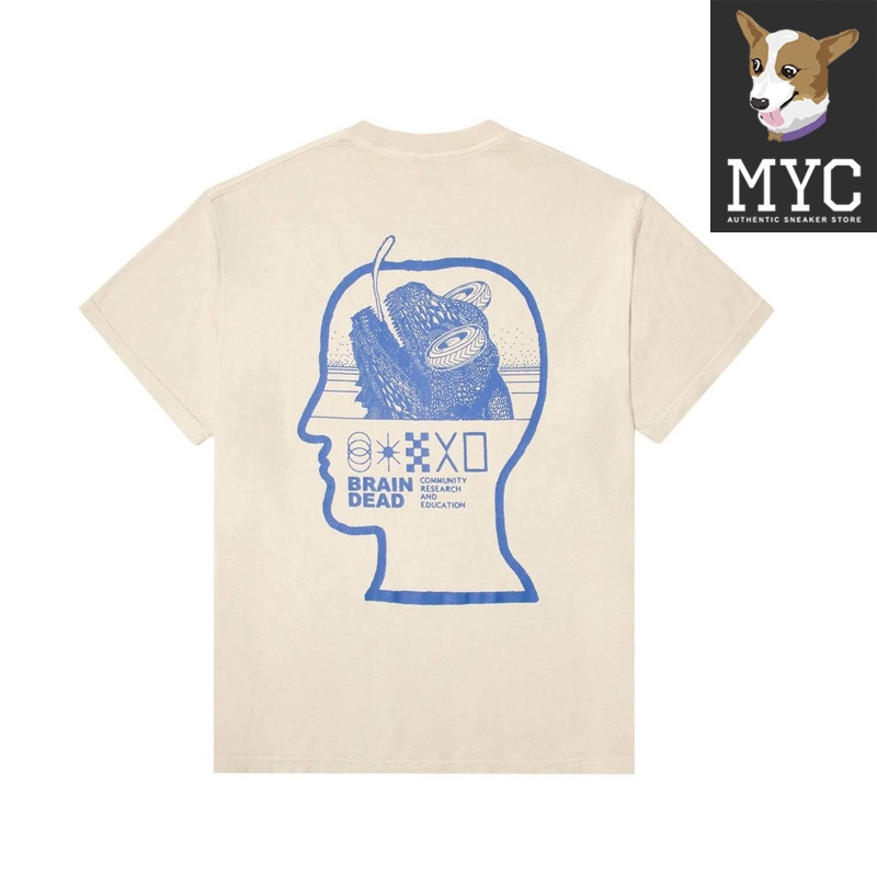 Áo Thun cotton Ngắn Tay In Họa Tiết brain DEAD death Phiên Bản Giới Hạn