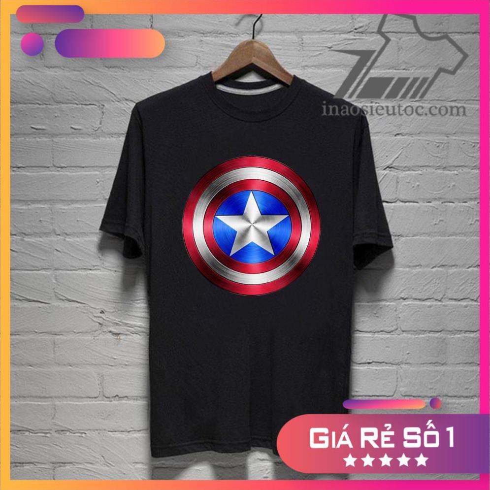 Áo phông Captain American Avenger đẹp siêu ngầu giá siêu rẻ nhất vịnh bắc bộ
