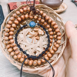 Tràng hoàng đàn 108 hạt( tặng kèm dây đan mix hạt đá)😘