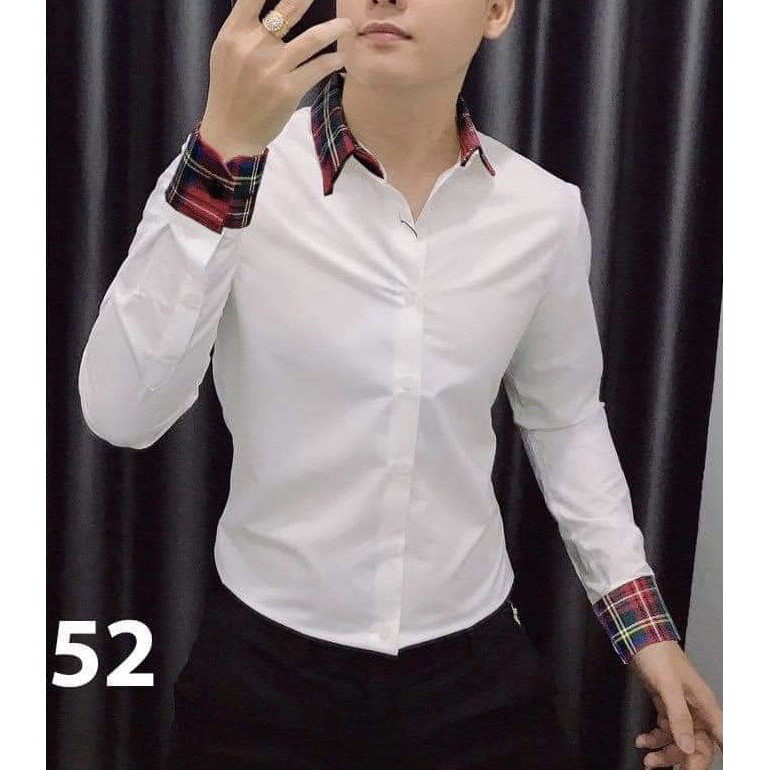 Áo Sơ Mi Nam Dài Tay Mẫu 02 Chất Vải Cotton Không Nhăn