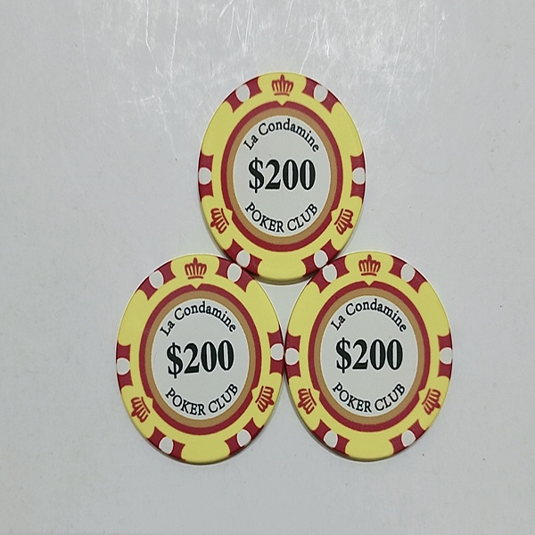 Chip poker có số ( phỉnh poker ) chất liệu gốm sứ cao cấp PK 10