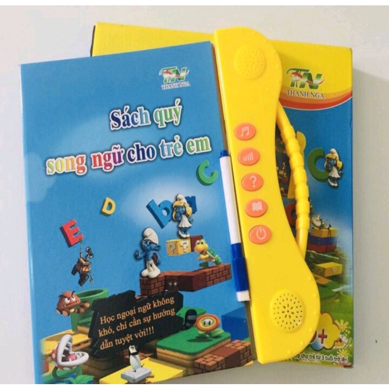 2 LỰA CHỌN] Sách Nói Điện Tử Song Ngữ Anh- Việt Giúp Trẻ Học Tốt