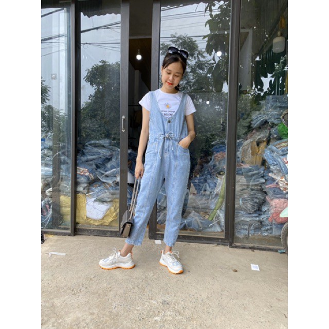 Quần yếm bò trơn mã 01 | BigBuy360 - bigbuy360.vn