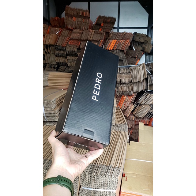 Hộp Dép Pedro, Buberry, Lv, Fendi Mẫu Mới Nhất Kích Thước 32x14x12