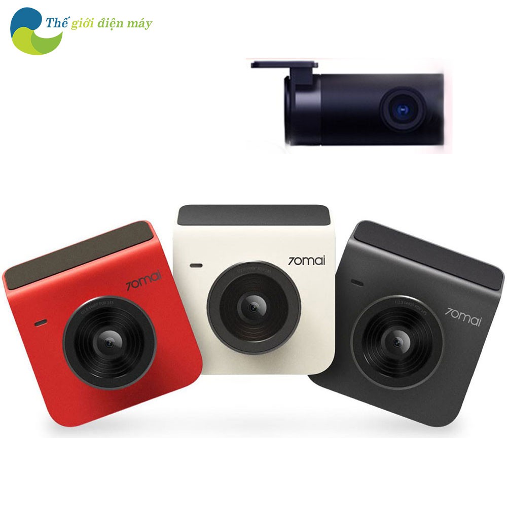 [Bản quốc tế] Camera hành trình ô tô Xiaomi 70mai Dash Cam A400 + Cam sau - Bảo hành 1 tháng - Shop Thế Giới Điện Máy