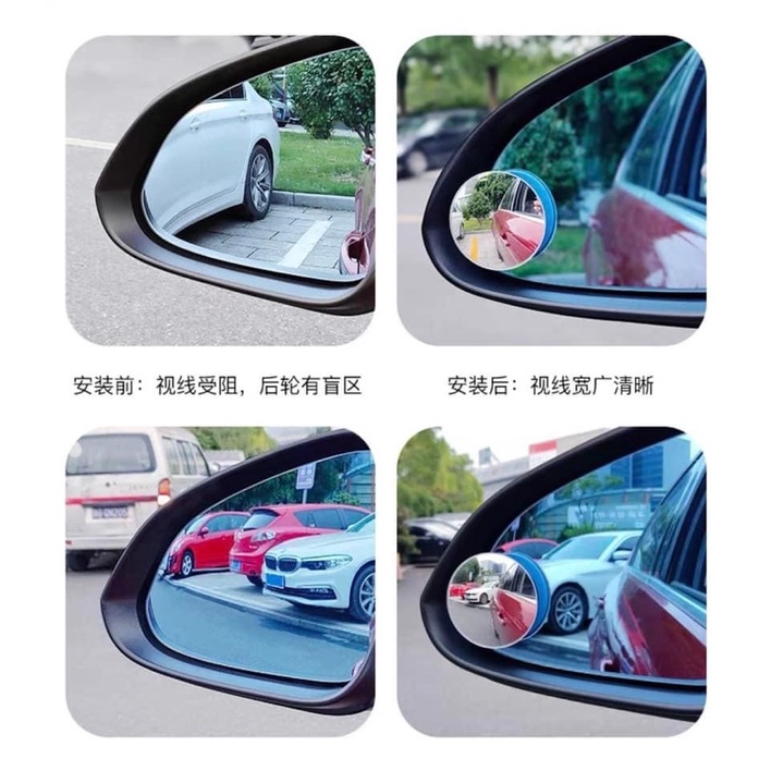 Gương cầu lồi Xóa điểm mù, hỗ trợ tầm nhìn cho ô tô,xe hơi Đại Việt auto