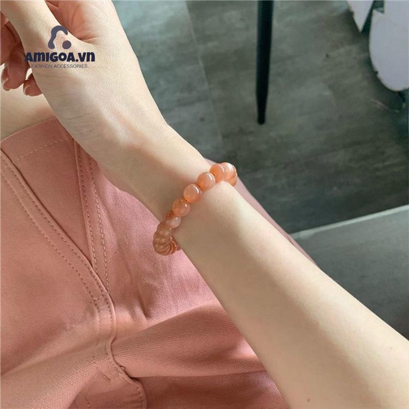 ✨✨Vòng Tay Đá Sunstone Tự Nhiên Tinh Tế Cho Nữ