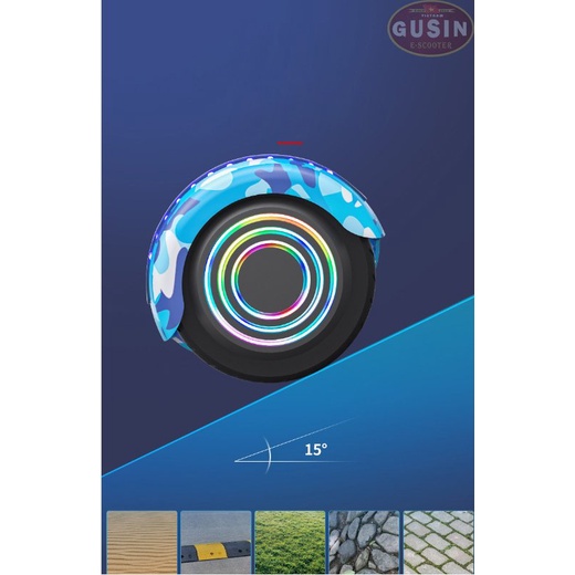 xe điện tự thăng bằng chính hãng GuSin 6.5inch Màu luxury / Có Video test / loa Bluetooth2.0