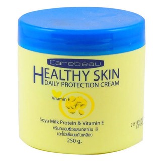 Kem dưỡng da Vitamin E Body Cream màu vàng 250g hiệu Carebeau Thái Lan