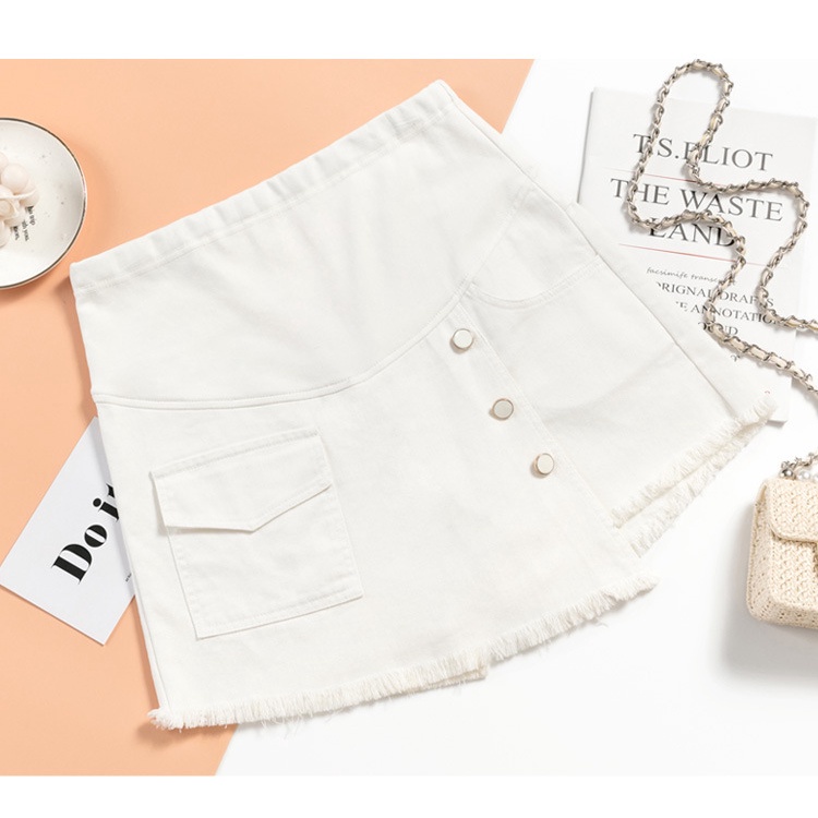 Chân Váy Bầu Jean Mềm CVB65