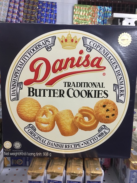 BÁNH DANISA BUTTER COOKIES 908