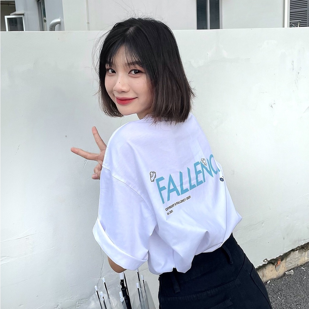 Áo thun Fallency Signature Trắng FLC102