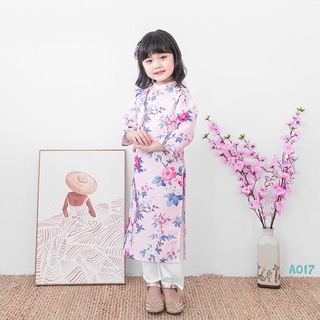 áo dài cách tân mẹ và bé gái  MS02