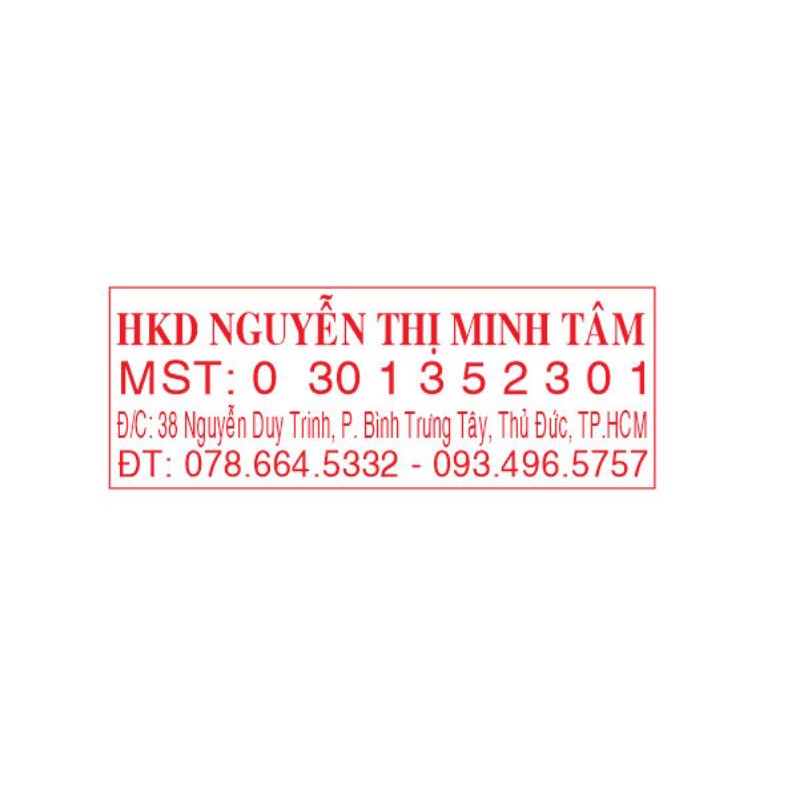 Khắc dấu mã số thuế công ty