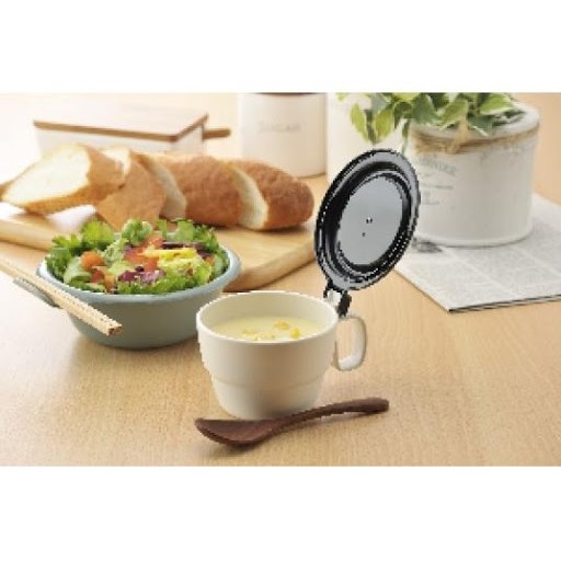 Cốc uống nước Nhật Bản có nắp đậy 300ml giúp giữ gìn vệ sinh cốc và đồ uống Thích hợp mang đi du lịch, dã ngoại