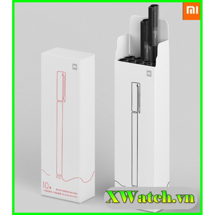 Bút Bi nước Xiaomi Mi Jumbo Gel Ink Pen ( Mực Đen / Mực Đỏ )