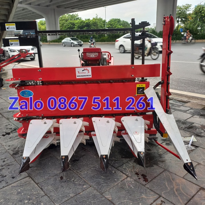 Máy gặt lúa xếp dãy, máy cắt cỏ voi