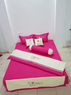 Bộ ga gối trần phủ đẹp