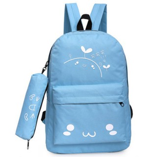 (FOLLOW SĂN DEAL) Bộ 2 món balo vải ,balo nữ,balo đa năng,balo da,balo kuteBalo, Balo nu JEANS.HANQUOC