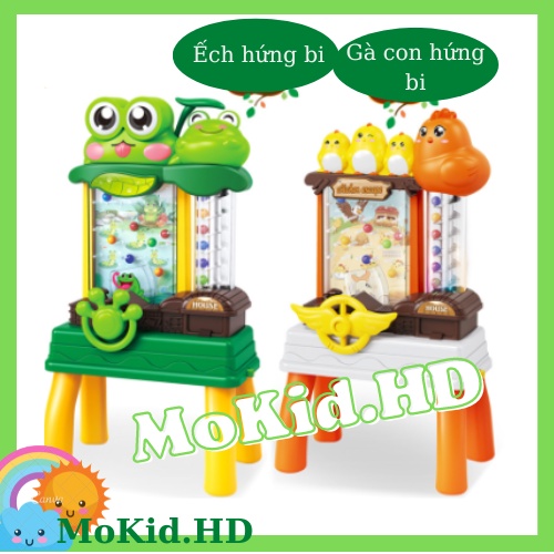 Máy hứng bi, hứng bóng cho bé hình con ếch, con gà  vui nhộn - Đồ chơi rèn luyện kỹ năng