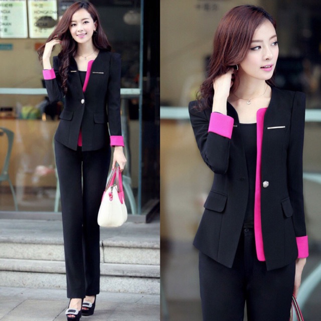 Set Quần Tây + Vest công sở