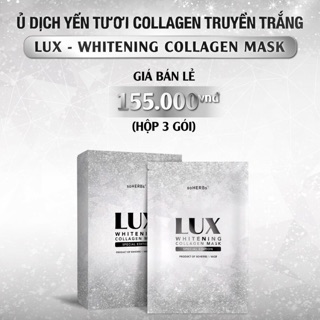 Ủ trắng LUX soherbs tinh chất yến 1 GÓI LẺ