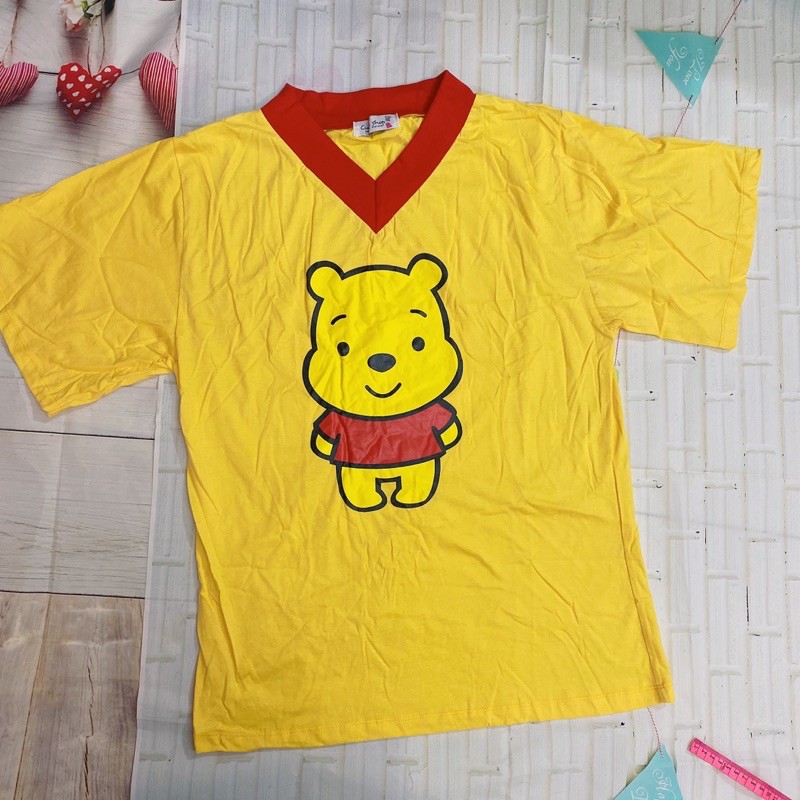 Áo thun gấu Pooh oversize