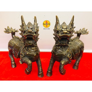 Kỳ Lân Long Mã Đồng giả cổ - Tượng Đồng Phong Thủy