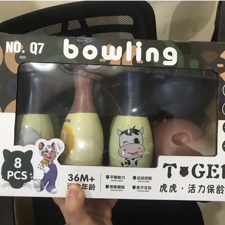 Đồ Chơi Bowling Cho Bé Vận Động Khoẻ Mạnh Hàng Nhựa Đẹp Không Mùi An Toàn Cho Bé