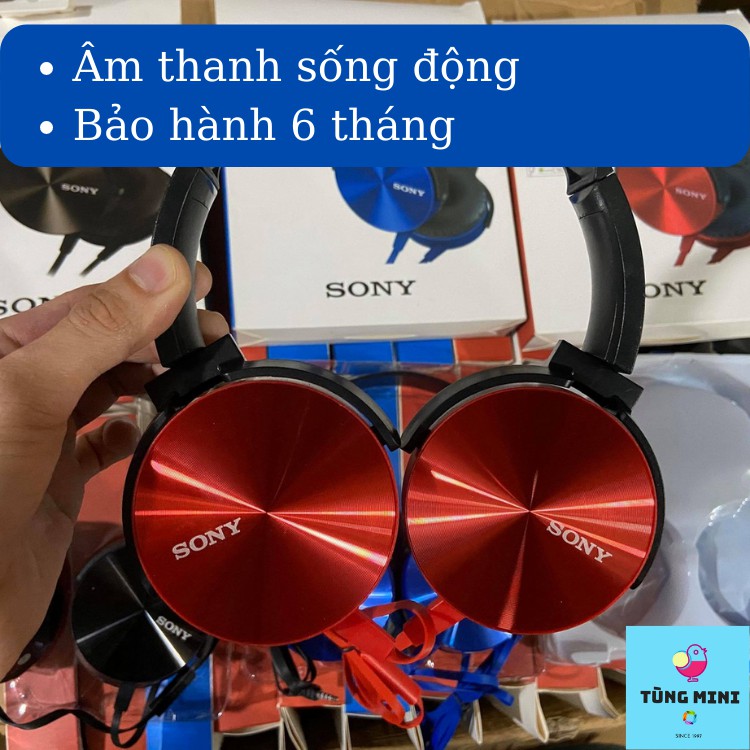 Tai Nghe Chụp Tai Có Mic Cho Điện Thoại Máy Tính Headphone XB450 - Tai Nghe Chụp Tai Gaming