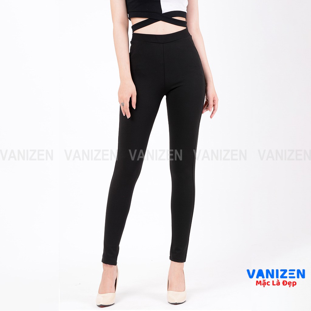 Quần legging nâng mông nữ đẹp lưng cao cạp cao hàng hiệu cao cấp mã 060 VANIZEN