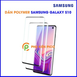 Dán màn hình Samsung S10 Polymer Nano 3D - Kính cường lực dẻo Samsung Galaxy S10 full viền cong 3D độ cứng 3H