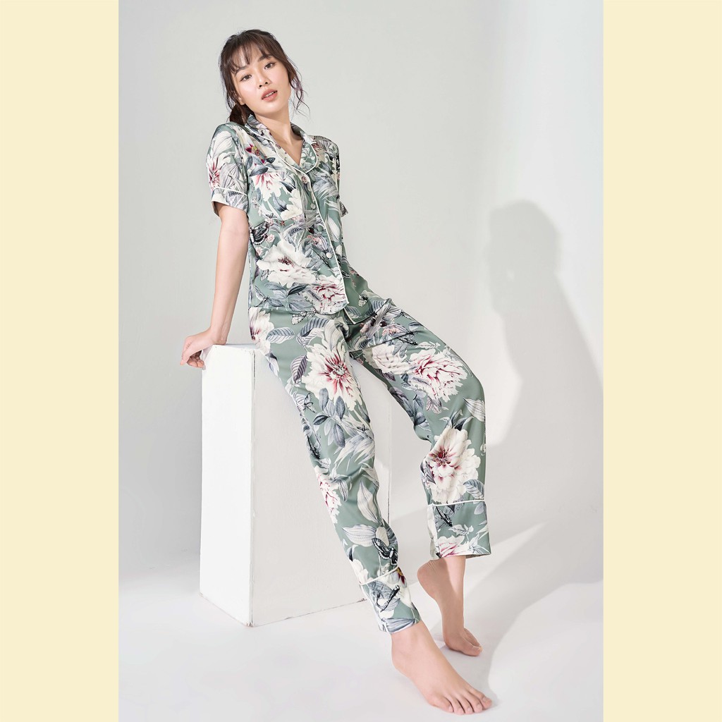 [Mã WABOOM giảm 15% đơn 99k] Đồ ngủ Pyjamas tay ngắn quần dài Oriental - Midnight Sleepwear | BigBuy360 - bigbuy360.vn